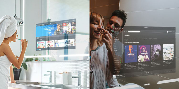 android smart mirror with camera 2021