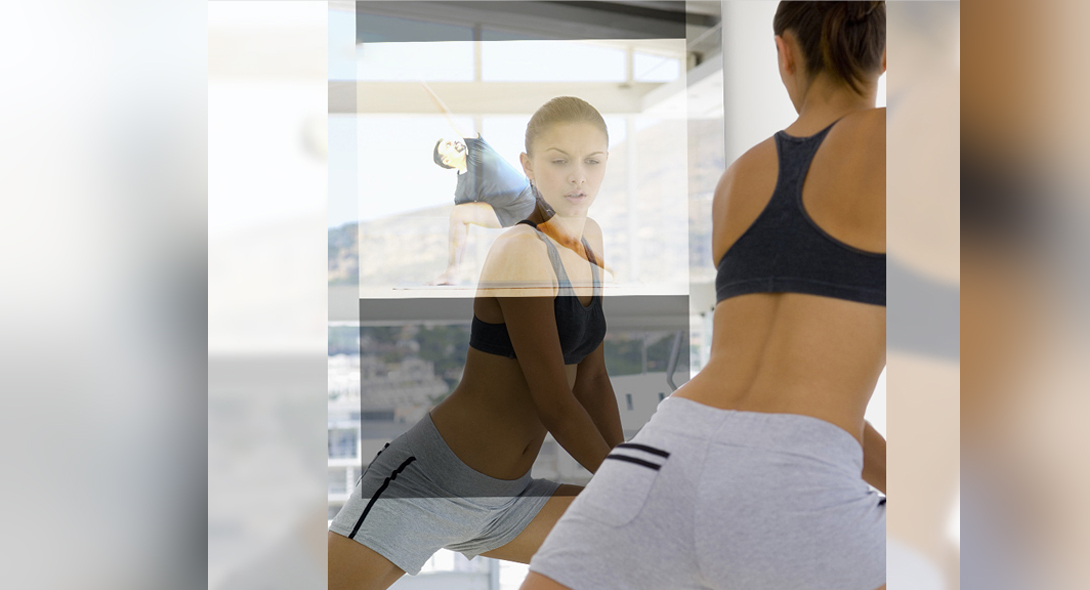 smart fitness mirror commercial
