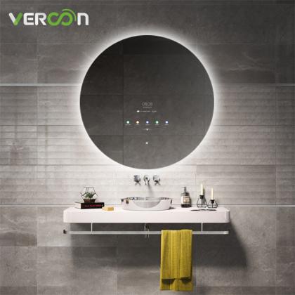 lighted mirror cabinet