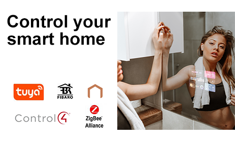 ¿El espejo inteligente Fitbathmirror es compatible con dispositivos Zigbee?