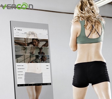 Espejo inteligente Fitbathmirror Gym para entrenamiento físico
