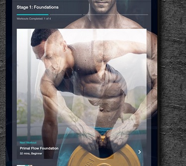 Espejo de fitness con detección corporal