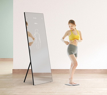 ¿Cómo instalar un espejo de 43'' para el gimnasio en casa?